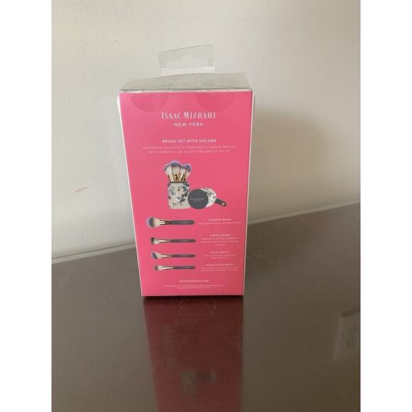 Isaac Mizhari New York Makeup Brush Set With Holder - Picture 2 of 6